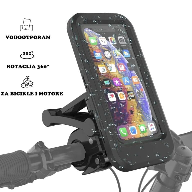 Vodootporni držač za telefon za biciklo motor
