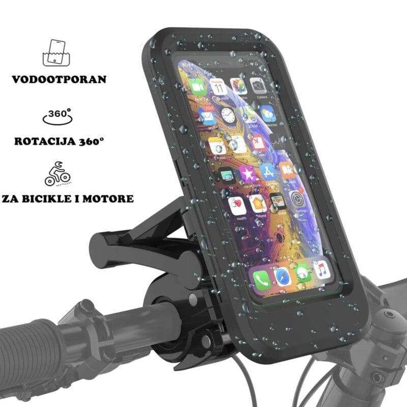 Vodootporni držač za telefon za biciklo motor