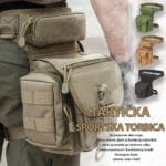 Taktička torbica sa pojasom za nogu airsoft biciklizam vojna