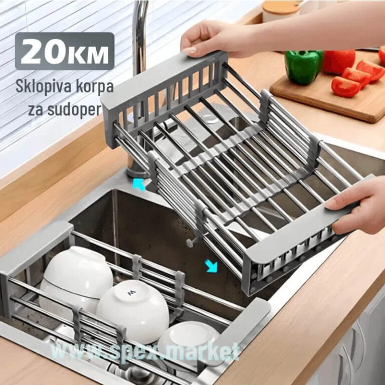 Sklopiva korpa za sudoper