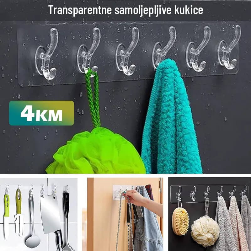 Transparentne samoljepljive kukice naslovna Transparentne samoljepljive kukice