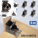 Sklopiva šarka za namještaj