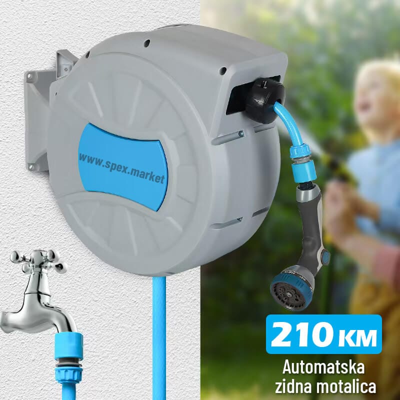 Automatska zidna motalica za crijevo