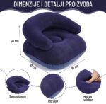 Fotelja na naduvavanje sa rukohvatom - Image 3