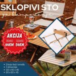 Sklopivi kamperski sto X-Fold