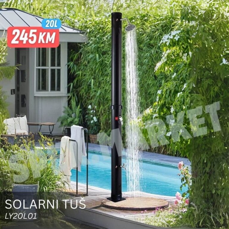 solarni tuš za dvorište 20L