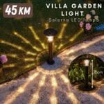 Solarna LED lampa Villa Garden Light - Crna