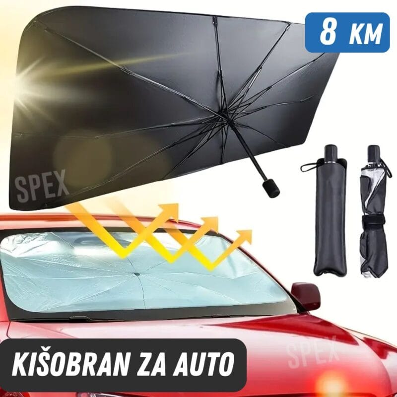 Kišobran suncobran za auto šoferšajbu