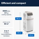 Prijenosna klima DeLonghi PAC ES72 Classic 8,2 BTU - Image 6