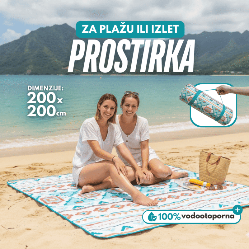 Prostirka podloga za plažu kampovanje kamp za izlet piknik