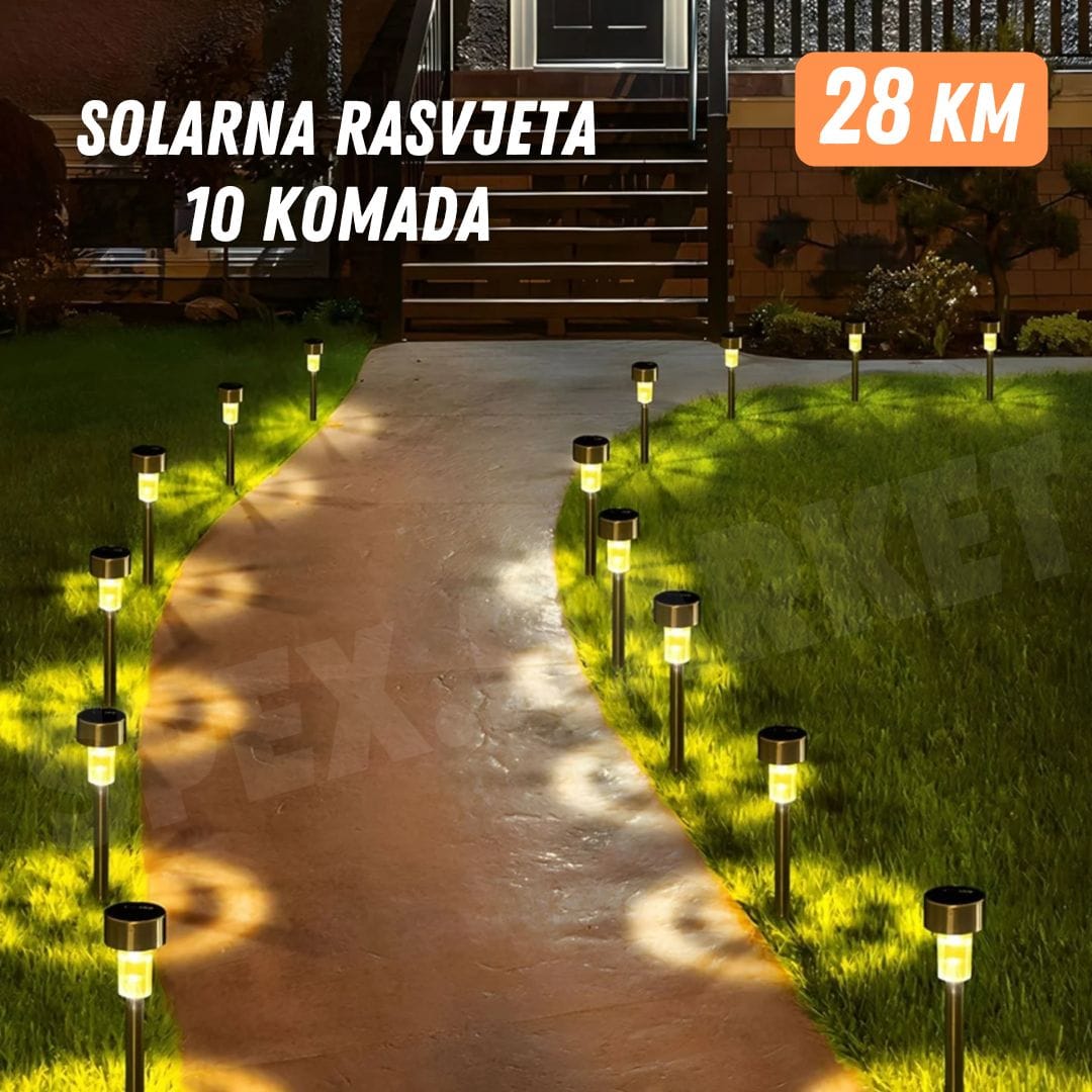 LUXGARDEN naslovna Solarna rasvjeta LUXGARDEN 10 komada - Image 1