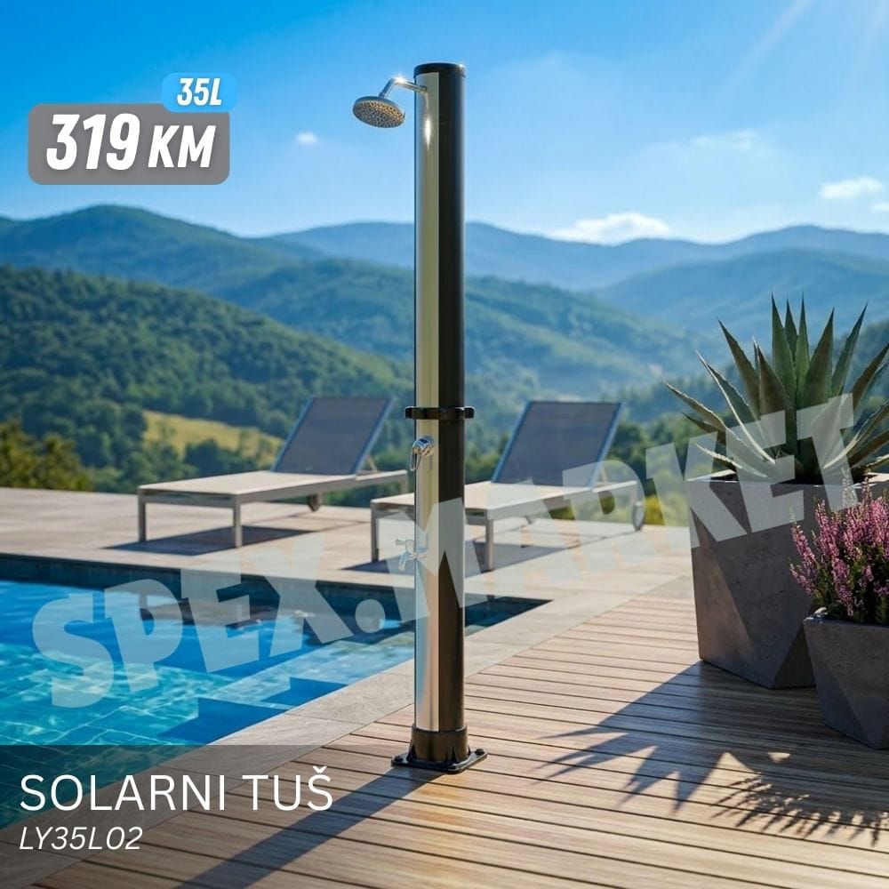 solarni tuš LY35L02 naslovna solarni tuš za dvorište 35L