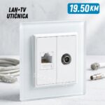 LAN+TV utičnica