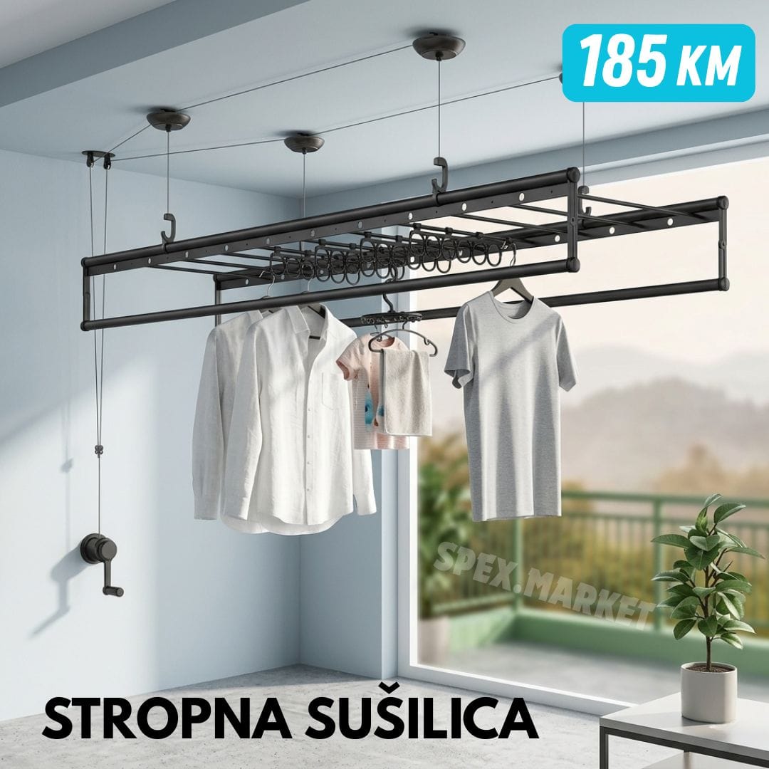Plafonska sušilica za veš sa mehanizmom za podizanje naslovna Plafonska sušilica za veš sa mehanizmom za podizanje - Image 1