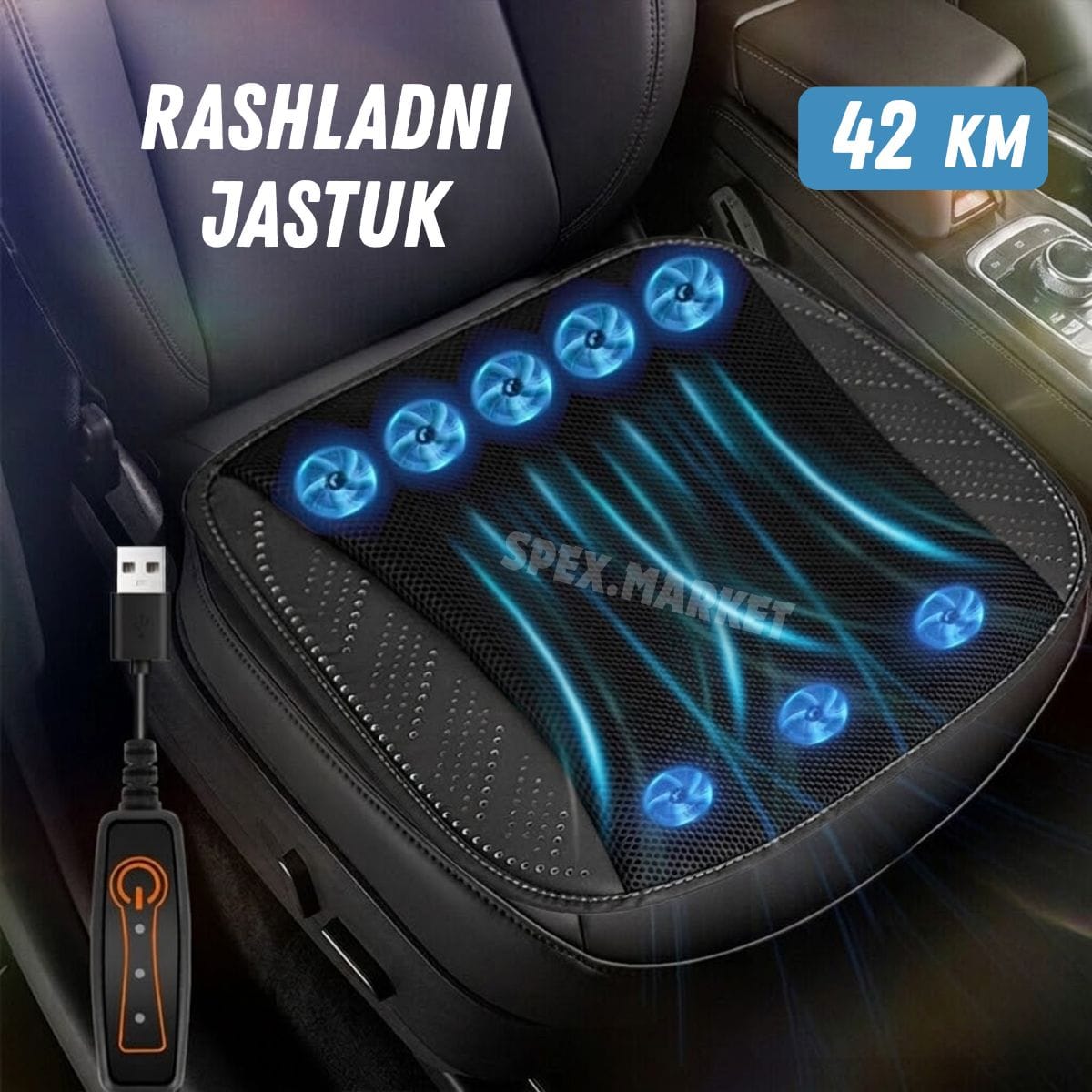 rashladni jastuk za auto sjedište (1) Rashladni jastuk za auto sjedište - Image 1
